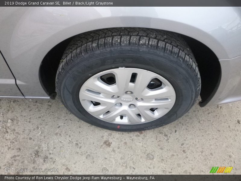Billet / Black/Light Graystone 2019 Dodge Grand Caravan SE