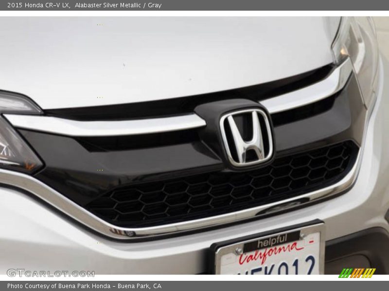 Alabaster Silver Metallic / Gray 2015 Honda CR-V LX