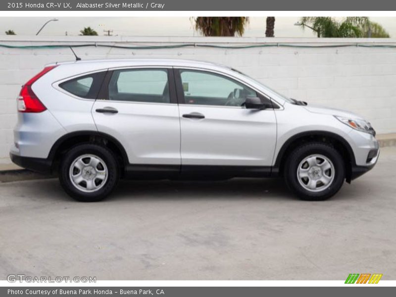 Alabaster Silver Metallic / Gray 2015 Honda CR-V LX