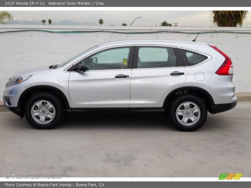 Alabaster Silver Metallic / Gray 2015 Honda CR-V LX