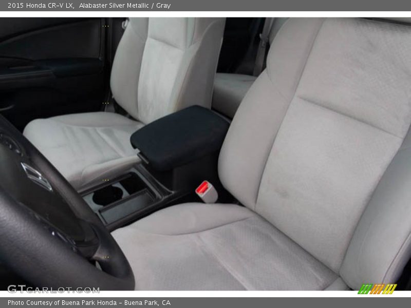 Alabaster Silver Metallic / Gray 2015 Honda CR-V LX