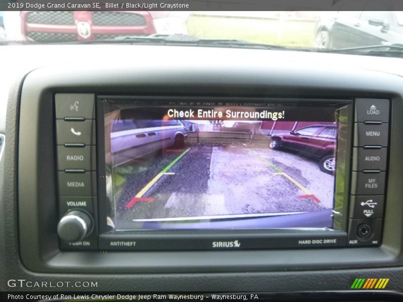Billet / Black/Light Graystone 2019 Dodge Grand Caravan SE
