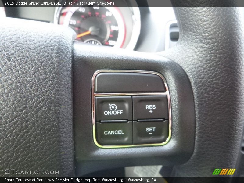 Billet / Black/Light Graystone 2019 Dodge Grand Caravan SE