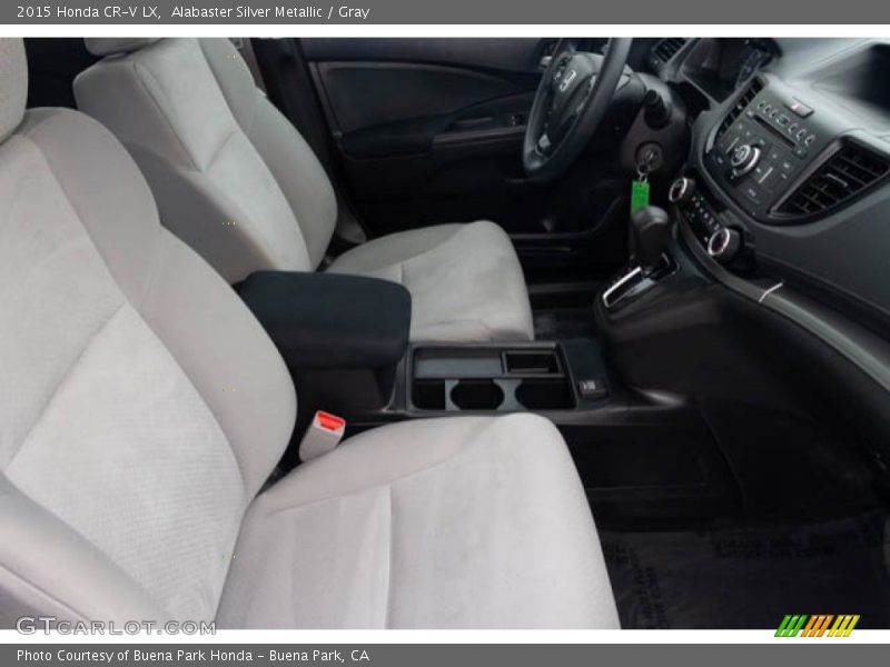 Alabaster Silver Metallic / Gray 2015 Honda CR-V LX