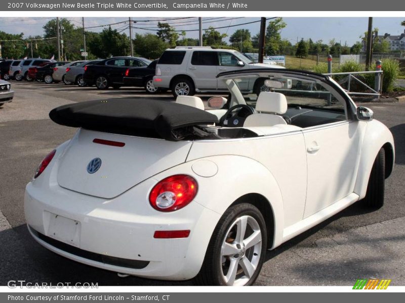 Campanella White / White 2007 Volkswagen New Beetle Triple White Convertible