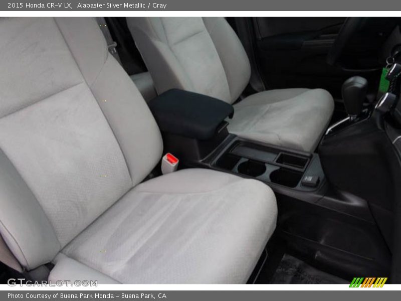 Alabaster Silver Metallic / Gray 2015 Honda CR-V LX