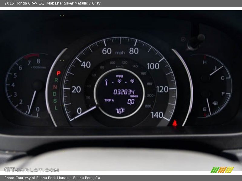 Alabaster Silver Metallic / Gray 2015 Honda CR-V LX