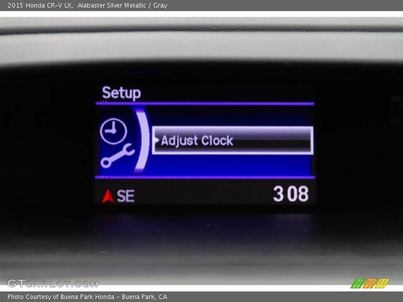 Alabaster Silver Metallic / Gray 2015 Honda CR-V LX