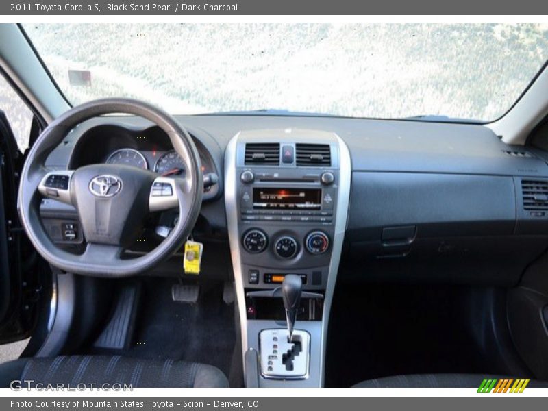 Black Sand Pearl / Dark Charcoal 2011 Toyota Corolla S