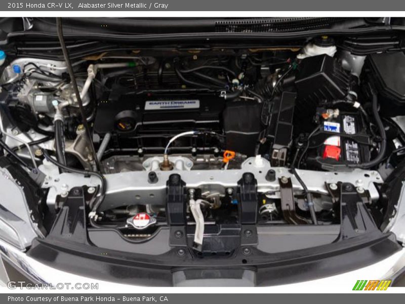 Alabaster Silver Metallic / Gray 2015 Honda CR-V LX