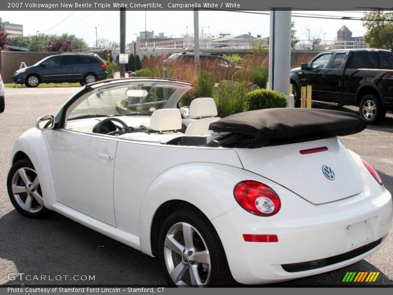 Campanella White / White 2007 Volkswagen New Beetle Triple White Convertible