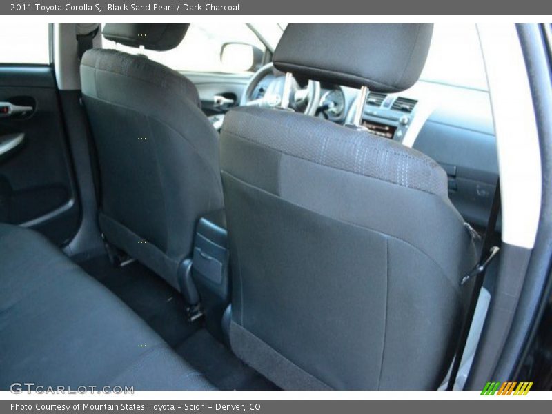 Black Sand Pearl / Dark Charcoal 2011 Toyota Corolla S