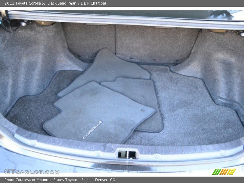 Black Sand Pearl / Dark Charcoal 2011 Toyota Corolla S