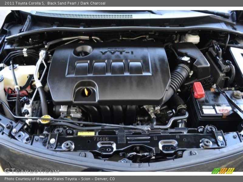 Black Sand Pearl / Dark Charcoal 2011 Toyota Corolla S