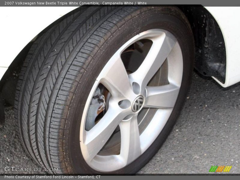 Campanella White / White 2007 Volkswagen New Beetle Triple White Convertible