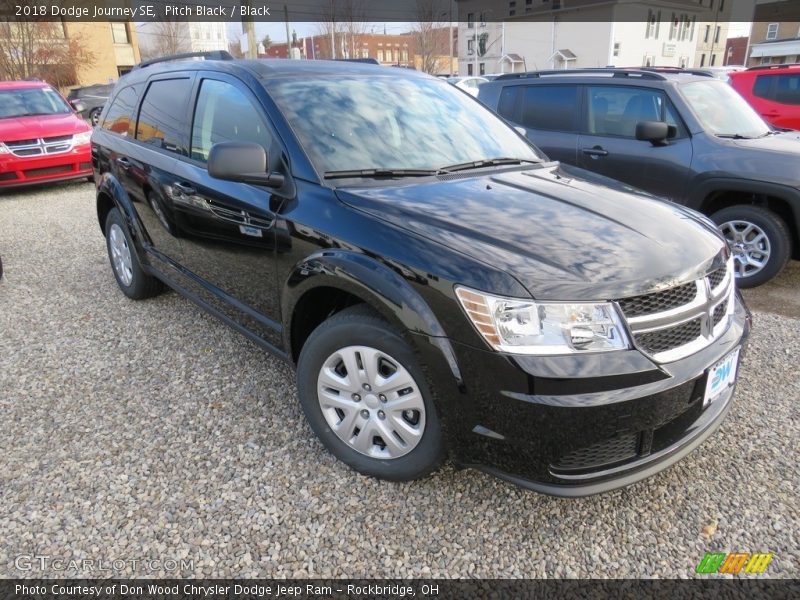 Pitch Black / Black 2018 Dodge Journey SE