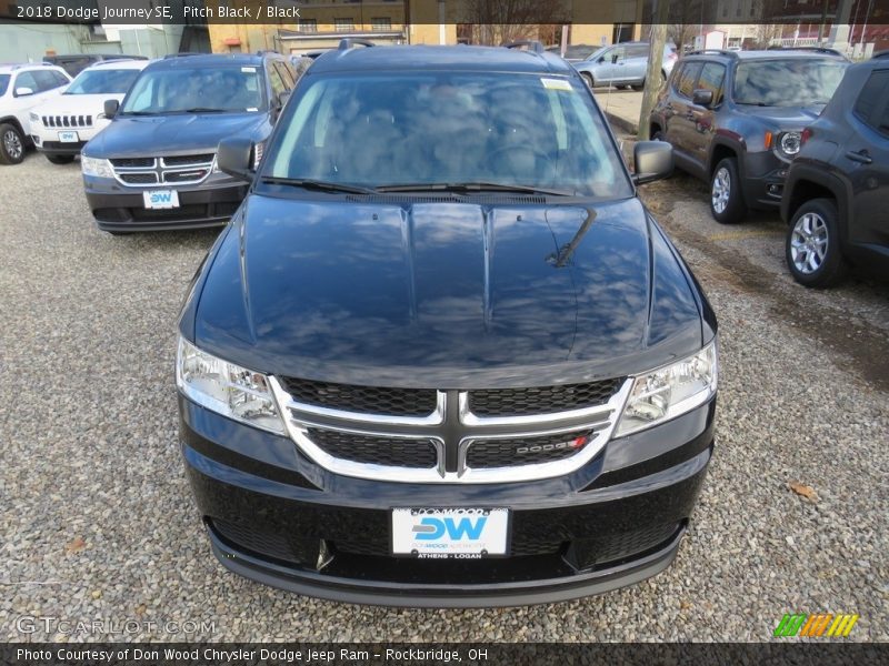 Pitch Black / Black 2018 Dodge Journey SE