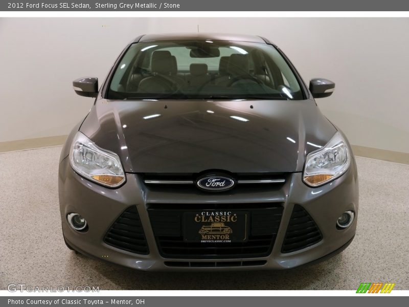 Sterling Grey Metallic / Stone 2012 Ford Focus SEL Sedan