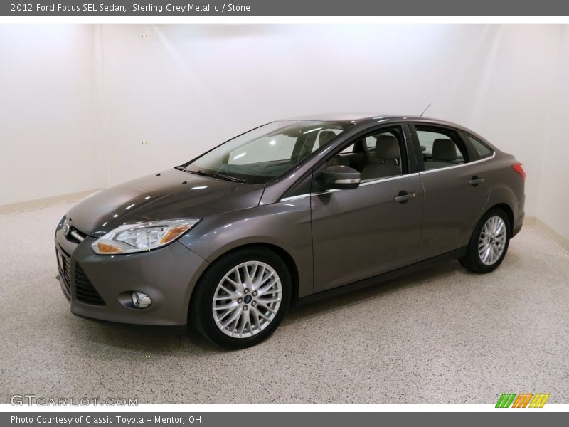 Sterling Grey Metallic / Stone 2012 Ford Focus SEL Sedan