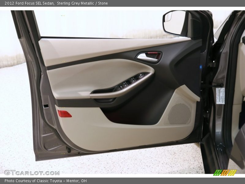 Sterling Grey Metallic / Stone 2012 Ford Focus SEL Sedan