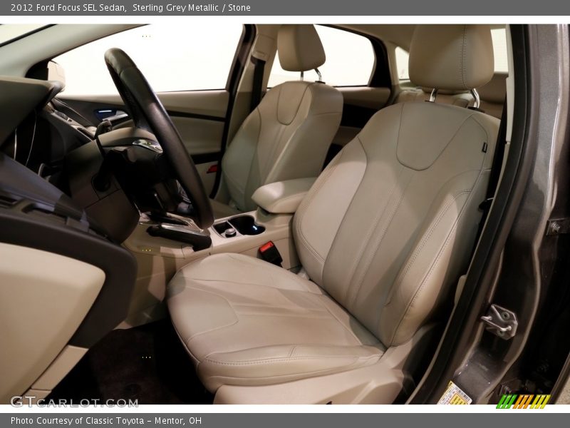 Sterling Grey Metallic / Stone 2012 Ford Focus SEL Sedan