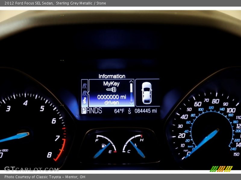Sterling Grey Metallic / Stone 2012 Ford Focus SEL Sedan