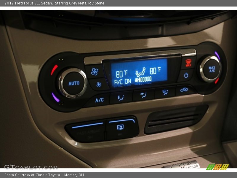 Sterling Grey Metallic / Stone 2012 Ford Focus SEL Sedan