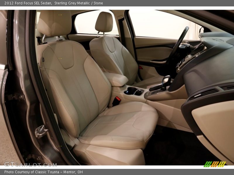 Sterling Grey Metallic / Stone 2012 Ford Focus SEL Sedan