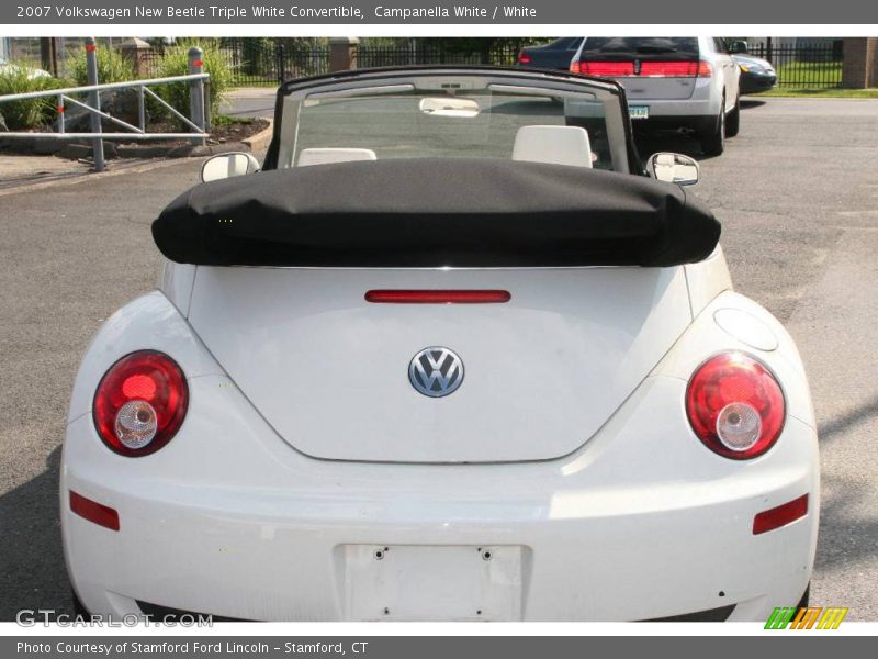 Campanella White / White 2007 Volkswagen New Beetle Triple White Convertible