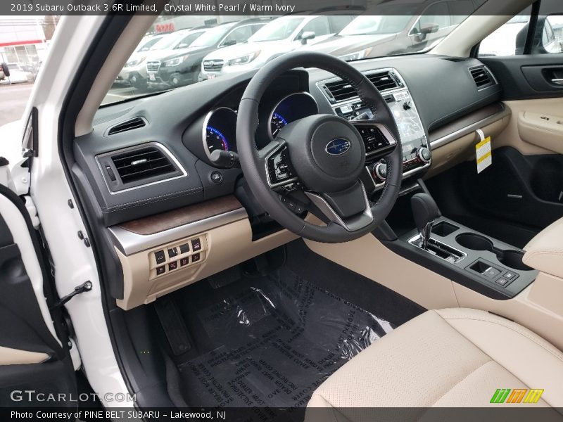  2019 Outback 3.6R Limited Warm Ivory Interior
