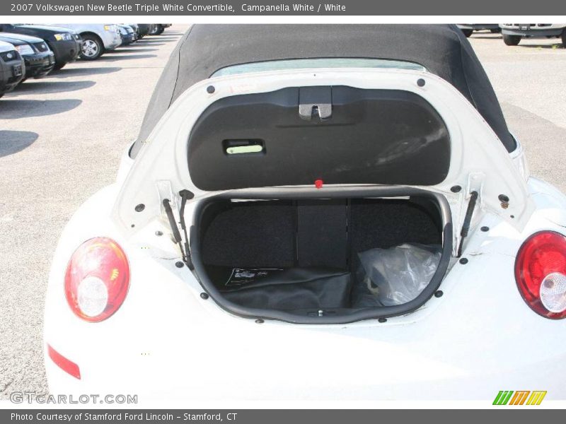 Campanella White / White 2007 Volkswagen New Beetle Triple White Convertible