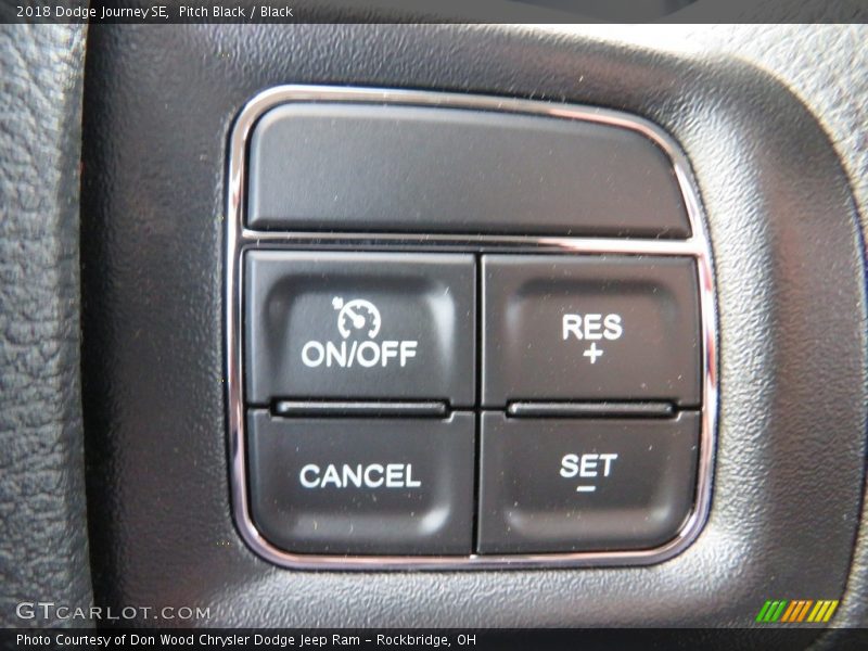 Pitch Black / Black 2018 Dodge Journey SE