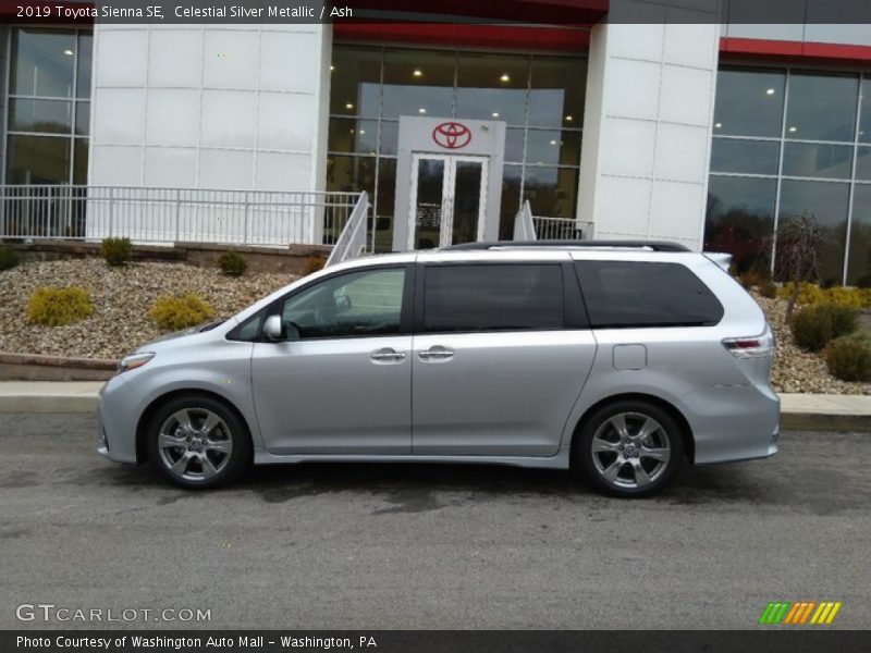 Celestial Silver Metallic / Ash 2019 Toyota Sienna SE