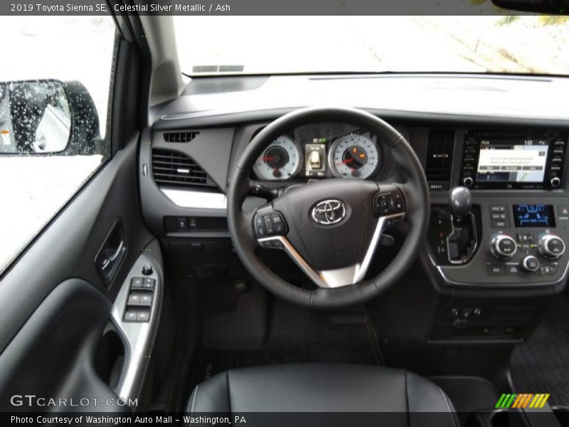 Dashboard of 2019 Sienna SE