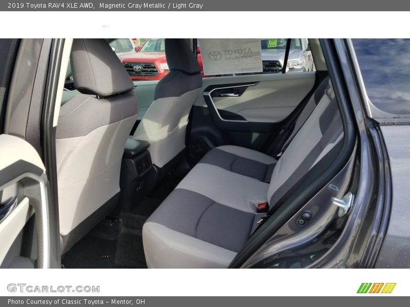 Rear Seat of 2019 RAV4 XLE AWD