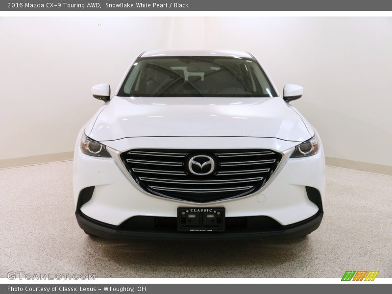 Snowflake White Pearl / Black 2016 Mazda CX-9 Touring AWD
