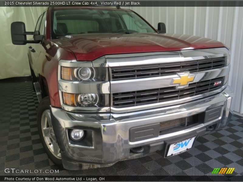 Victory Red / Jet Black 2015 Chevrolet Silverado 2500HD LT Crew Cab 4x4