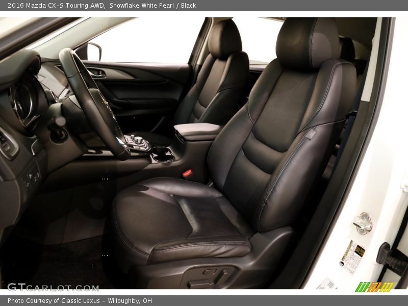 Snowflake White Pearl / Black 2016 Mazda CX-9 Touring AWD