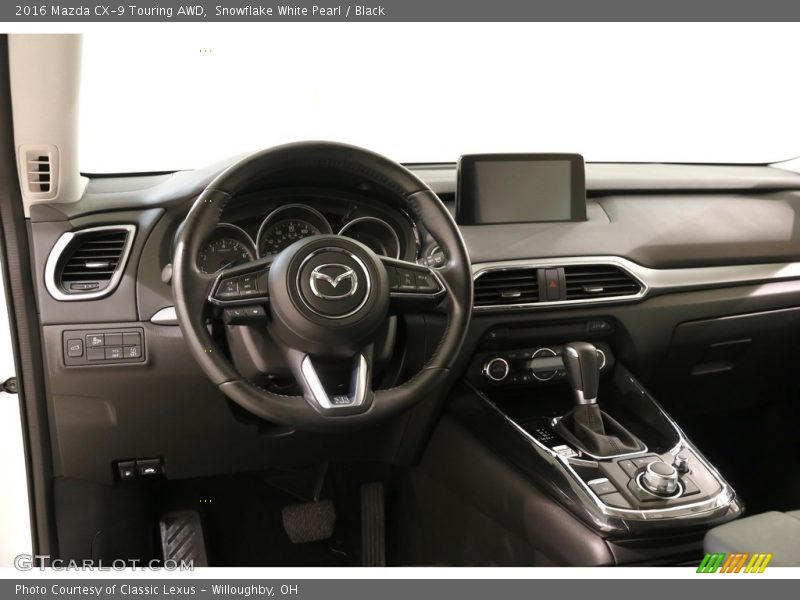 Snowflake White Pearl / Black 2016 Mazda CX-9 Touring AWD