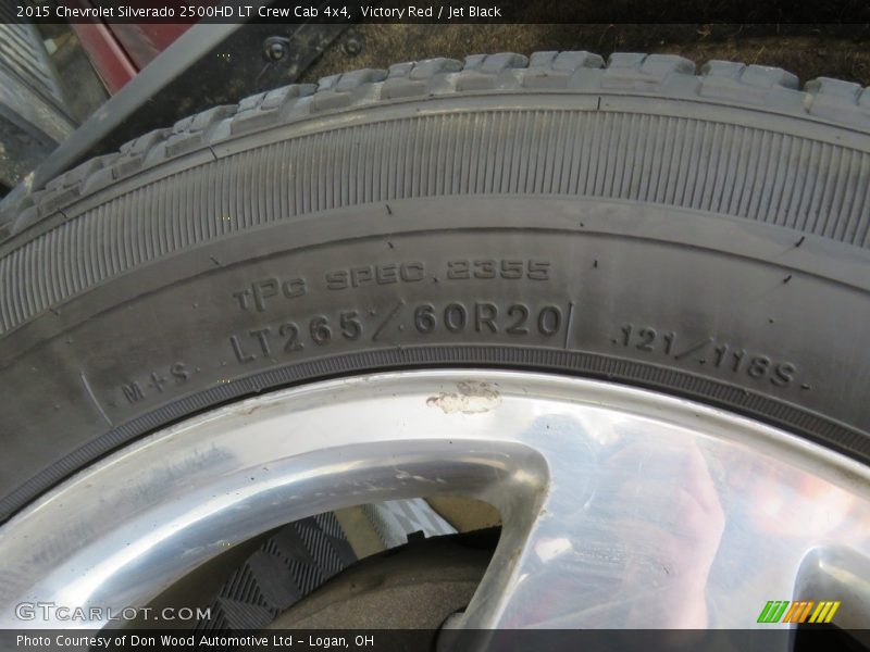 Victory Red / Jet Black 2015 Chevrolet Silverado 2500HD LT Crew Cab 4x4