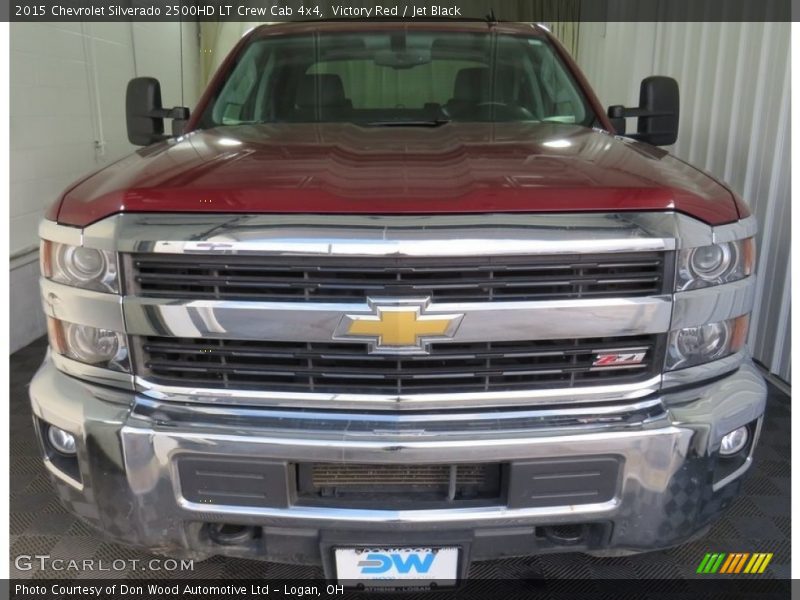 Victory Red / Jet Black 2015 Chevrolet Silverado 2500HD LT Crew Cab 4x4