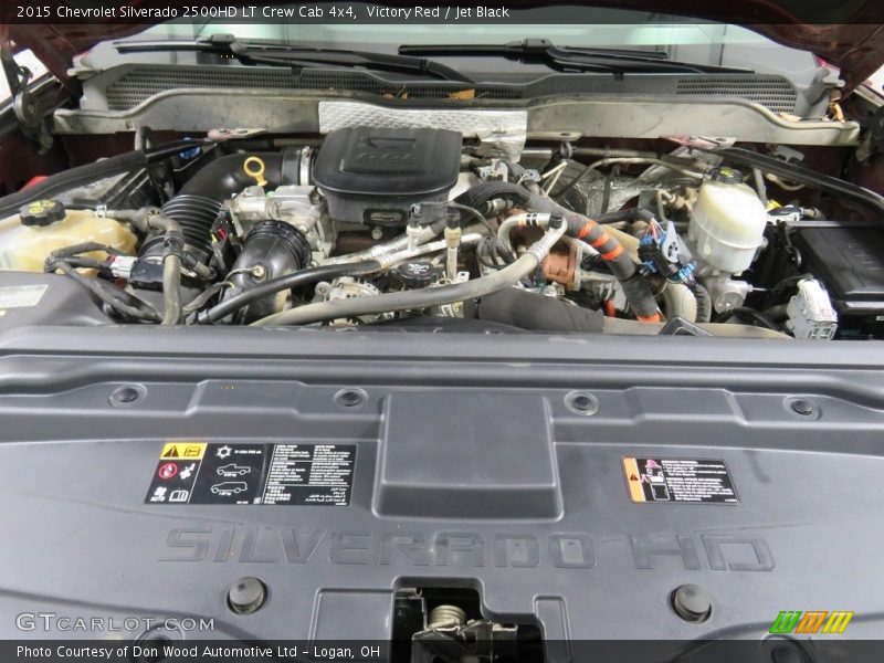 Victory Red / Jet Black 2015 Chevrolet Silverado 2500HD LT Crew Cab 4x4