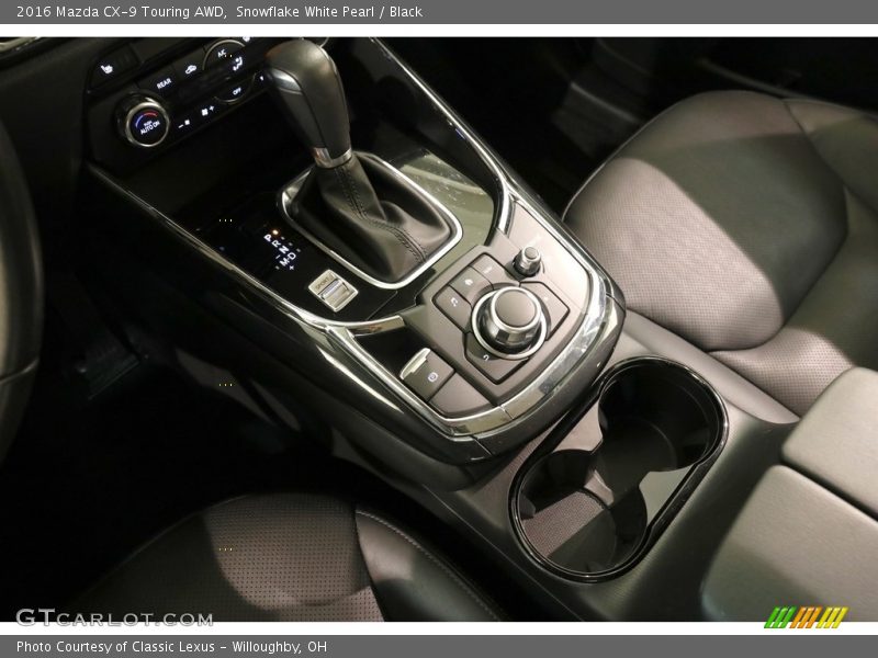 Snowflake White Pearl / Black 2016 Mazda CX-9 Touring AWD
