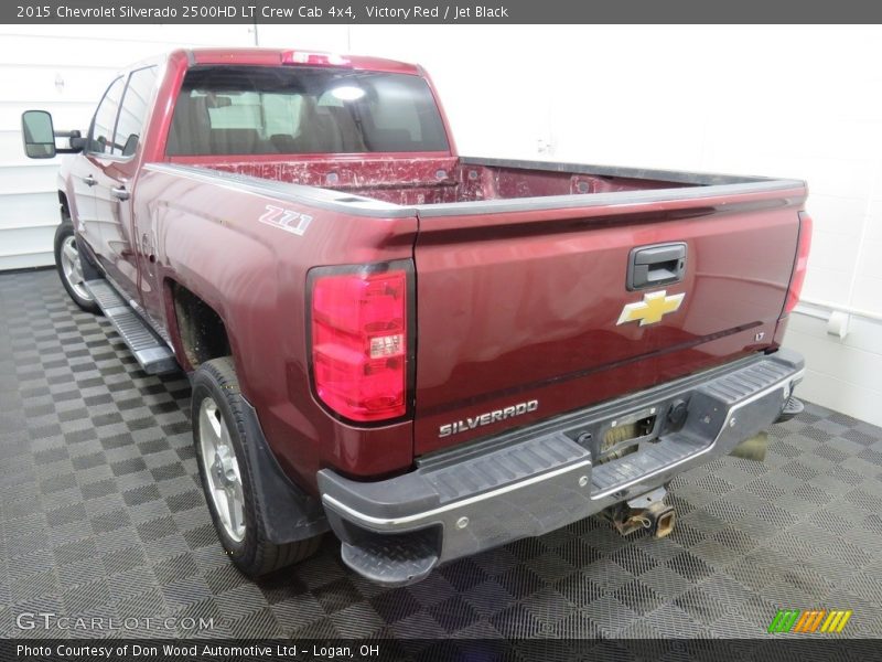 Victory Red / Jet Black 2015 Chevrolet Silverado 2500HD LT Crew Cab 4x4