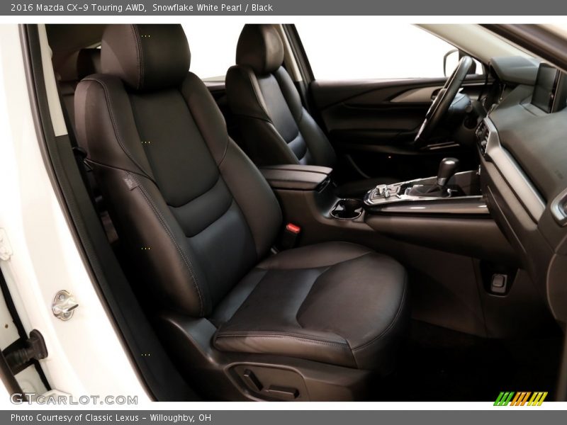 Snowflake White Pearl / Black 2016 Mazda CX-9 Touring AWD