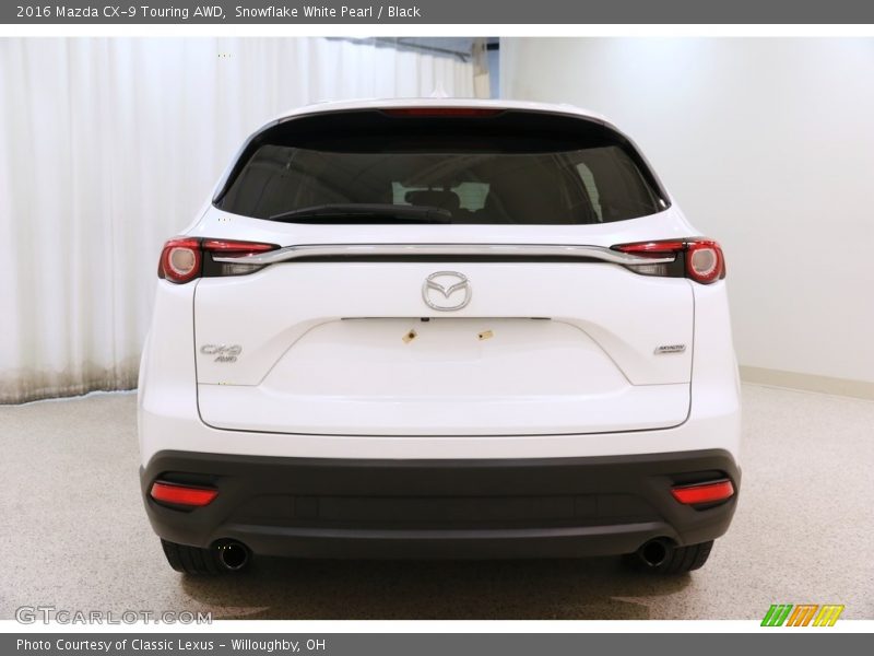 Snowflake White Pearl / Black 2016 Mazda CX-9 Touring AWD