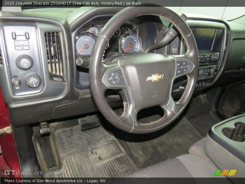 Victory Red / Jet Black 2015 Chevrolet Silverado 2500HD LT Crew Cab 4x4