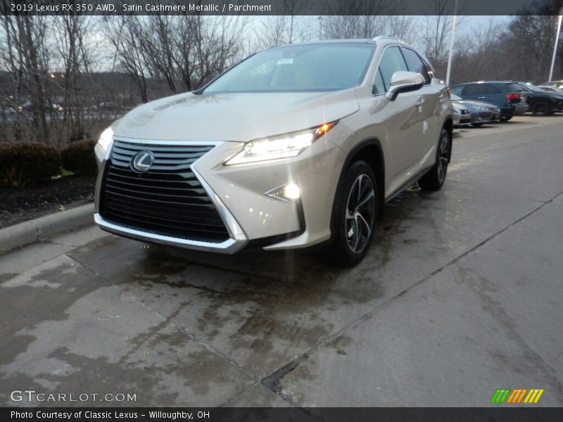 Satin Cashmere Metallic / Parchment 2019 Lexus RX 350 AWD