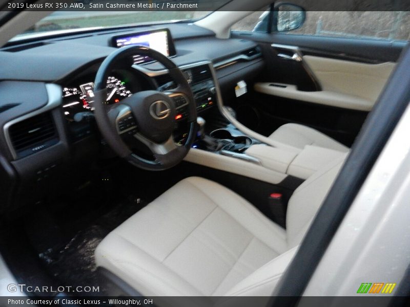 Satin Cashmere Metallic / Parchment 2019 Lexus RX 350 AWD
