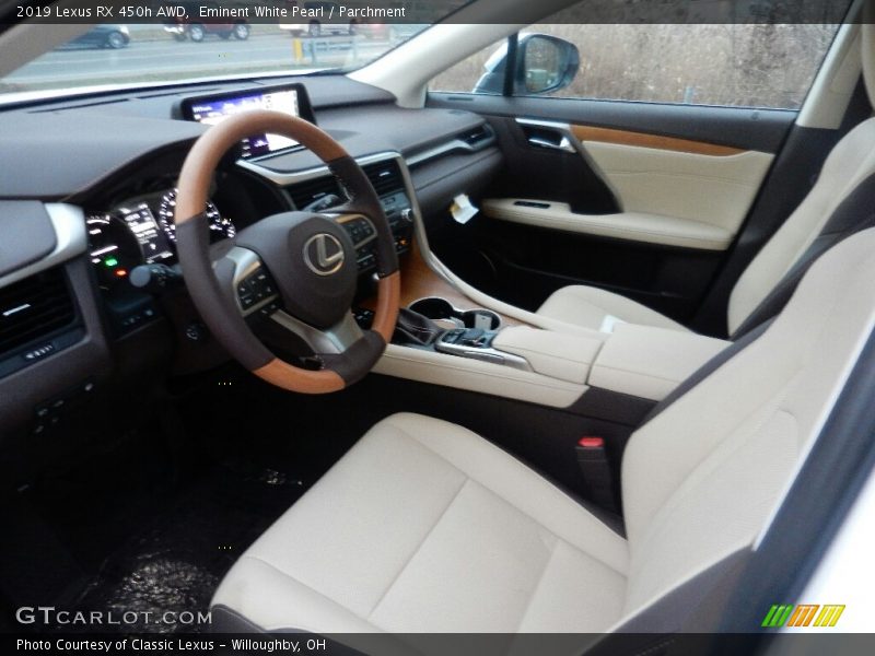  2019 RX 450h AWD Parchment Interior